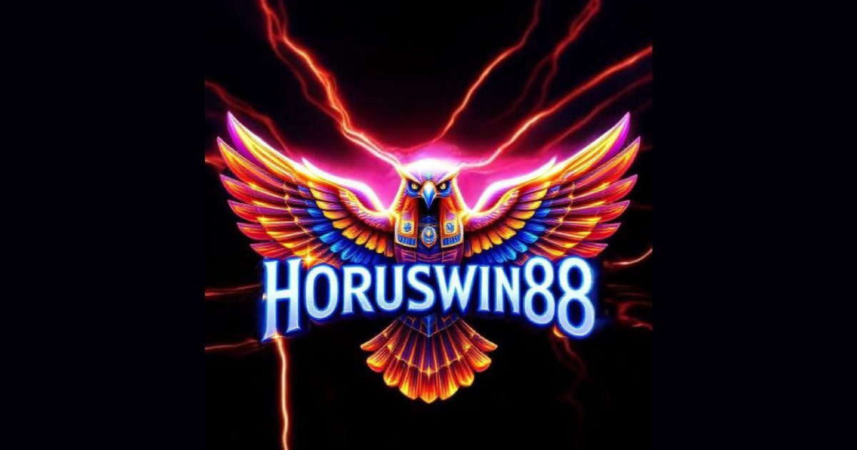 Official Horuswin platform main banner showing GCash gaming and Filipino players